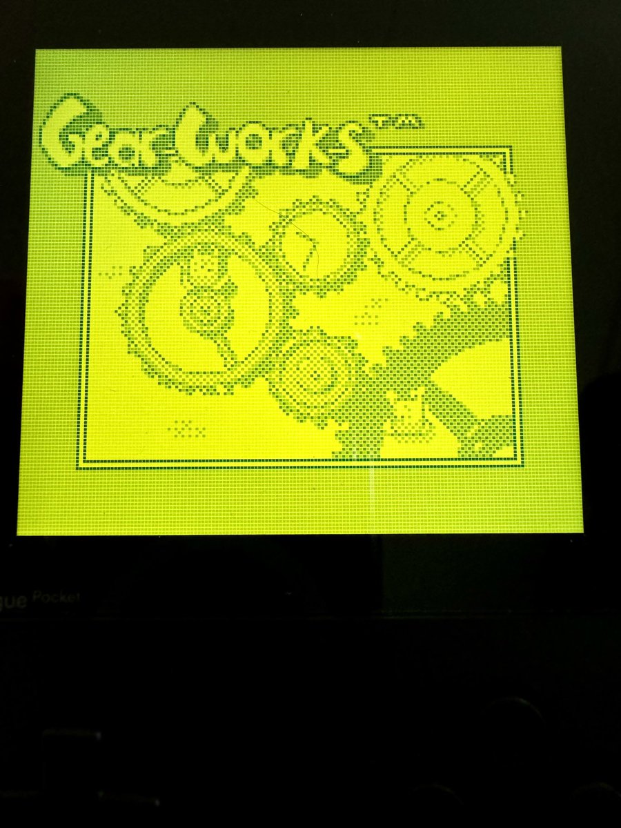 RaymondTeVe's tweet photo. Playing Gear Works. A fun little GameBoy puzzler from 1993. #gameboy #nintendo #gearworks https://t.co/i9I33nJLGQ