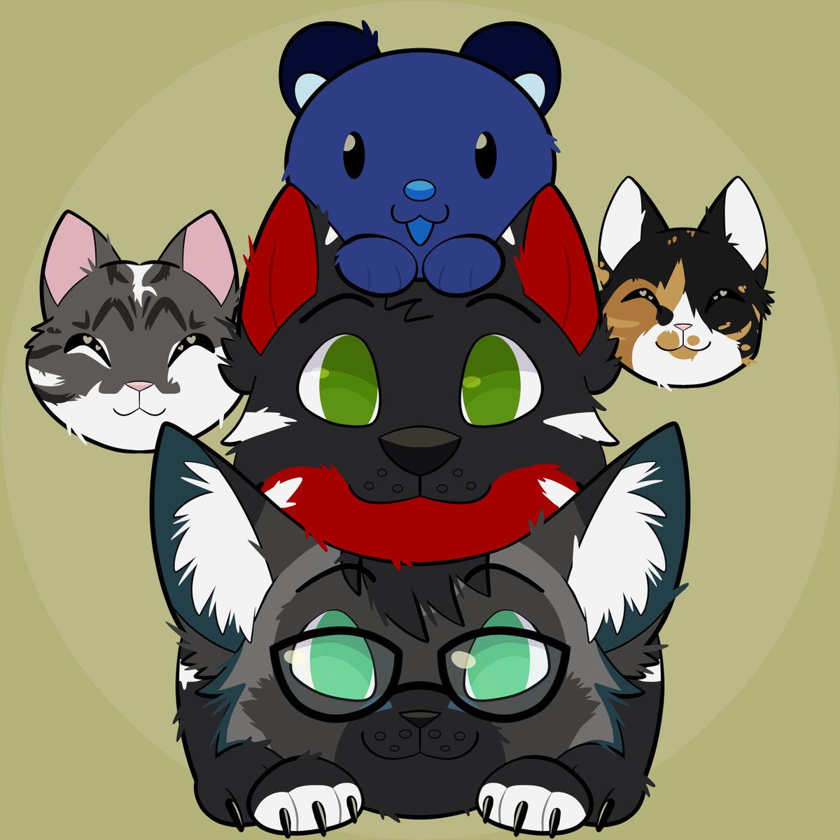 Salad 🥗 @ Furry vtuber commissions! tweet media