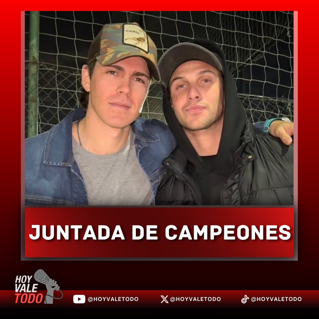 Hoyvaletodo's tweet photo. LOS CAMPEONES SE UNIERON💣
@marcosginocchio y @bautimascia_ últimos ganadores de Gh salieron a dar unas vueltas juntos y los fandom se volvieron locos
#marcosginocchio #bautimascia #gh2023 #granhermano #gh2022 #gh2024 #marcosgh #bautigh #espectáculos
https://t.co/stxDPfZAj0 https://t.co/KrtPfD3Bk0