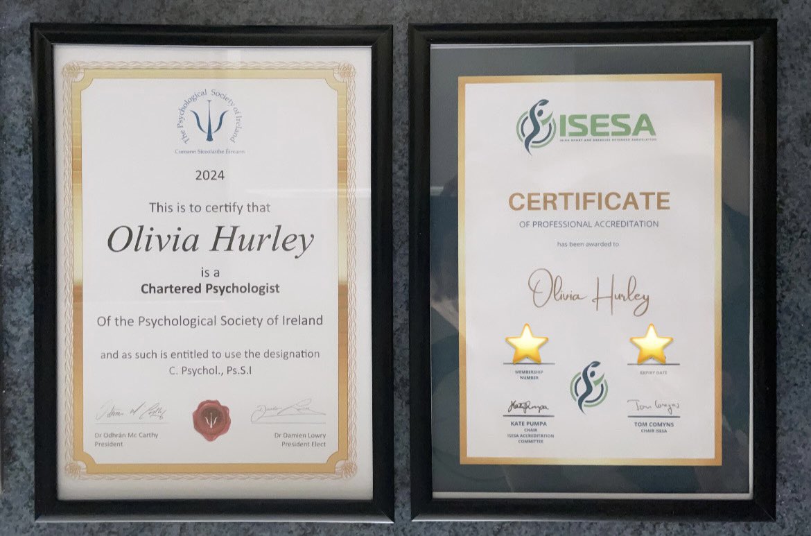 Dr. Olivia Hurley (@droliviahurley) on Twitter photo โLife is how you frame itโ ๐ผ๏ธ๐ฅฐ๐ง ๐
Chartered Psychologist ๐ง โ๏ธ (PSI)
Professionally Accredited ๐ชโ๏ธ (ISESA)
#FocusOnYourFlame ๐๏ธ
#PursueYourPassions ๐
#QualificationsMatter ๐
#CertificationMatters ๐
#ResearchYourSportScientists ๐ต๐ป
#BeBrave #BeKind #AwesomeInAction ๐ โLife is how you frame itโ ๐ผ๏ธ๐ฅฐ๐ง ๐
Chartered Psychologist ๐ง โ๏ธ (PSI)
Professionally Accredited ๐ชโ๏ธ (ISESA)
#FocusOnYourFlame ๐๏ธ
#PursueYourPassions ๐
#QualificationsMatter ๐
#CertificationMatters ๐
#ResearchYourSportScientists ๐ต๐ป
#BeBrave #BeKind #AwesomeInAction ๐