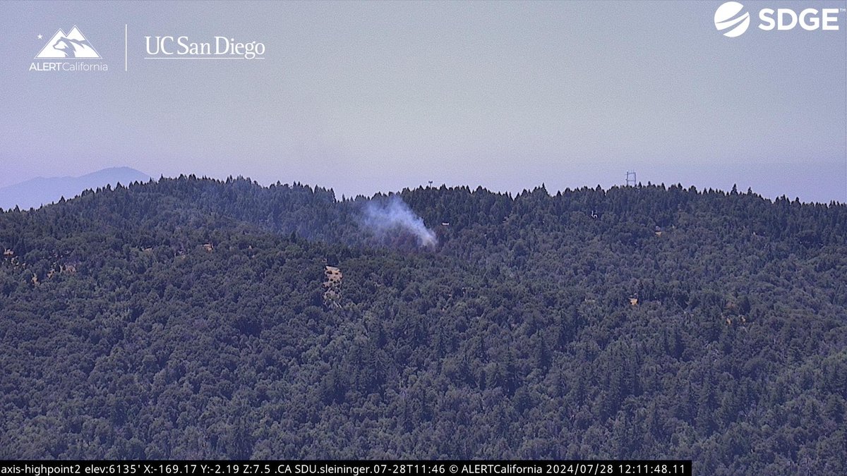 SocalTankerdude's tweet photo. #ConiferFire 100x100 Spot, SROS, Heavy Fuels, Potential for 3 acres per Air attack https://t.co/3AXFMzIoql