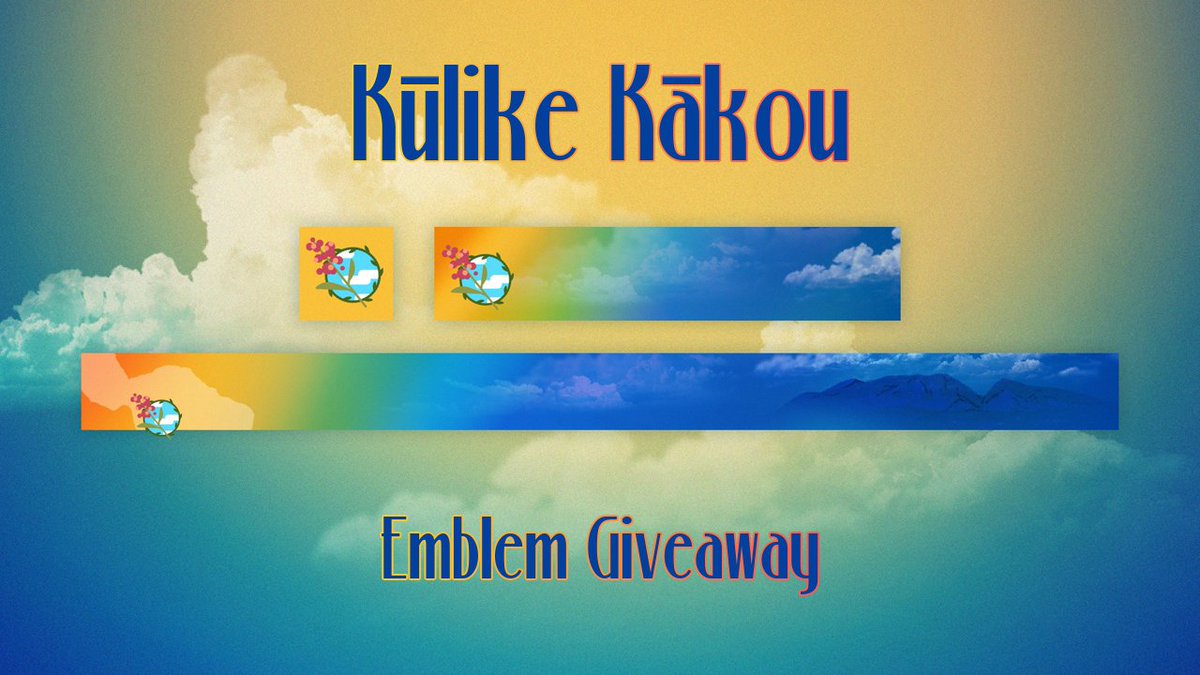 akkonite's tweet image. ❊ Kūlike Kākou Emblem Giveaway ❊

❀ Like + RT to enter
❀ Bonus Entry: Tag a friend!
❀ You do not have to follow, but if I can't DM you, I will reroll
❀ Ends Friday, August 2nd at daily reset