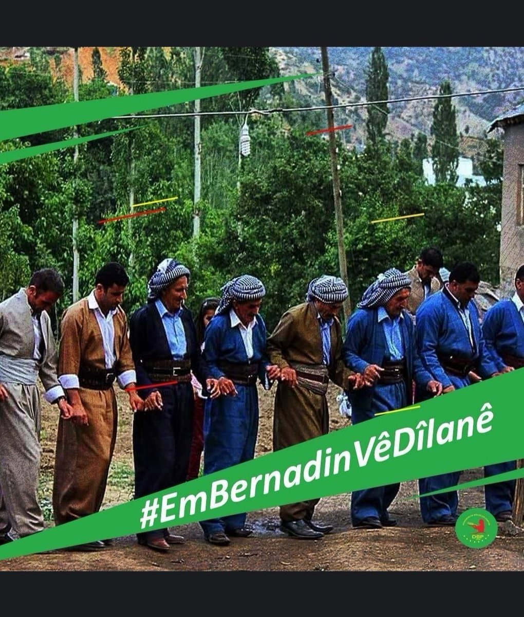 aryen49263's tweet photo. Govenda kurdan ne tenê govend e an, ne tenê şahî ye
Têkoşîn e,  Berxwedan e û Raperîn e
#EmBernadinVêDîlanê https://t.co/C4BQv0GjrO