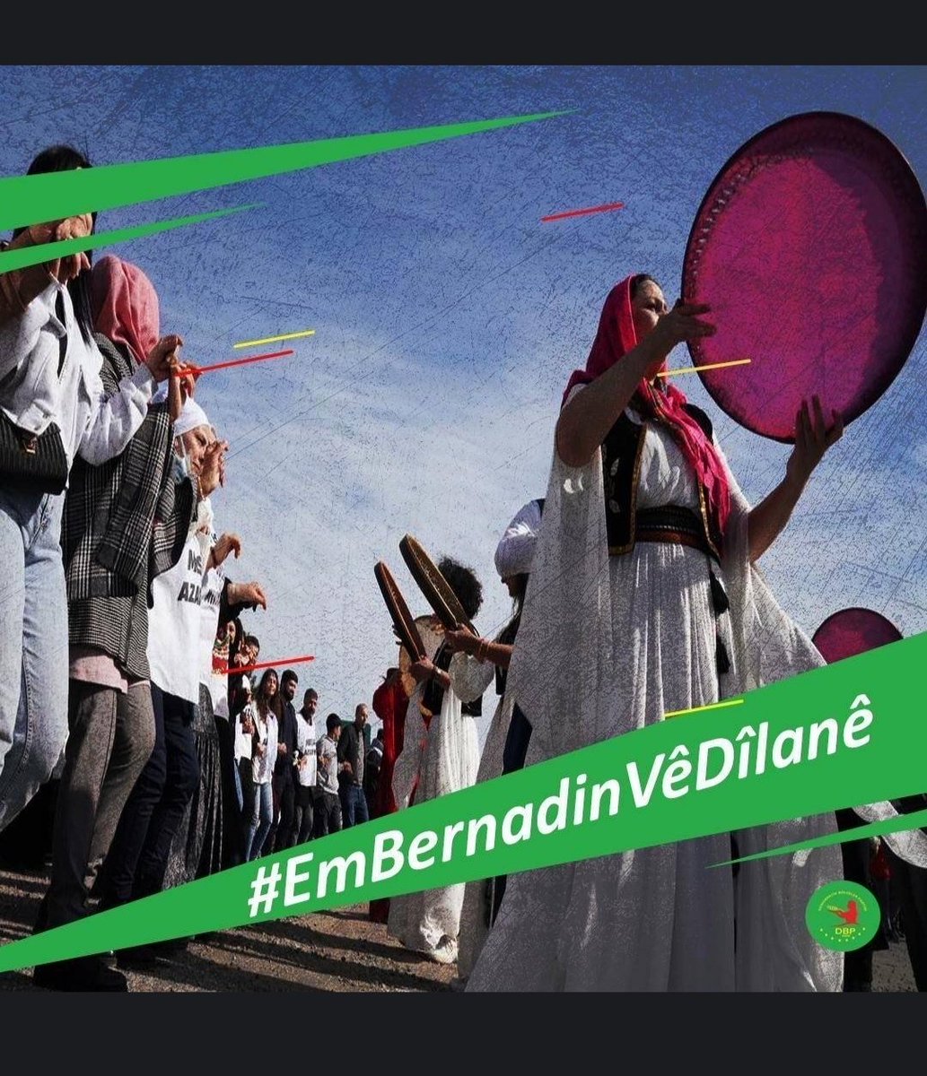 aryen49263's tweet photo. Govenda kurdan ne tenê govend e an, ne tenê şahî ye
Têkoşîn e,  Berxwedan e û Raperîn e
#EmBernadinVêDîlanê https://t.co/C4BQv0GjrO