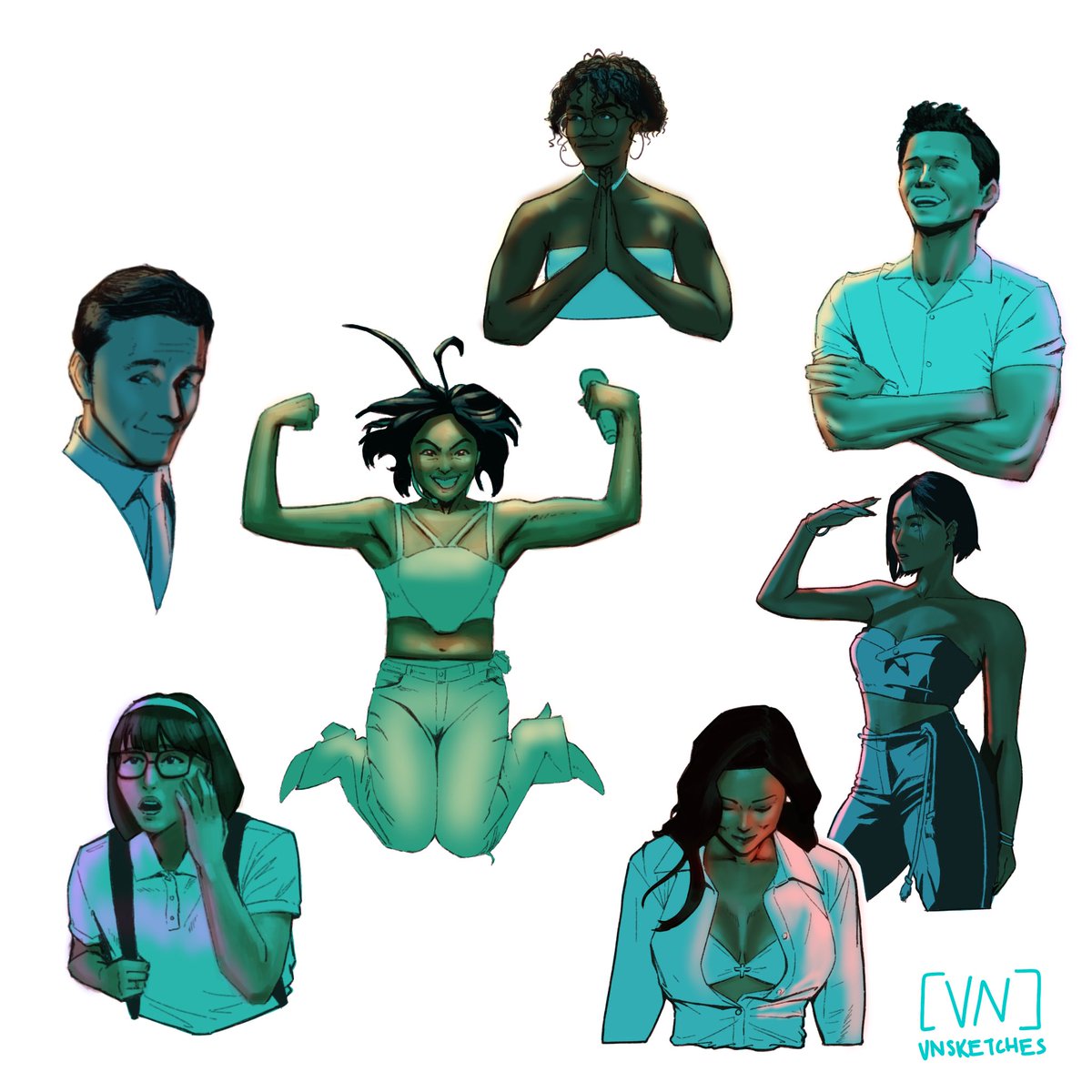 vnsketches's tweet photo. Random Sketches pt 2
#JIHYO #Hwasa #TomHolland #umi #MOMO #josephgordonlevitt #TWICE #MAMAMOO https://t.co/NEDafOZZtU