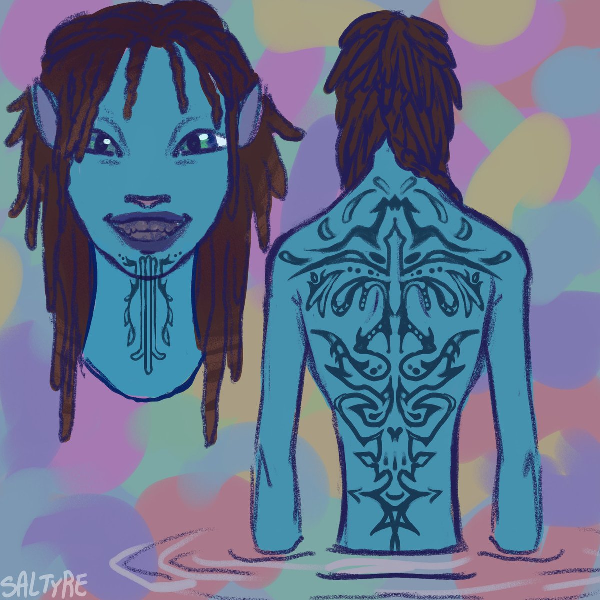 Introducing Navur 
(And also finally naming this clan)
She can usually be found on the island overlook, cackling and speaking in riddles