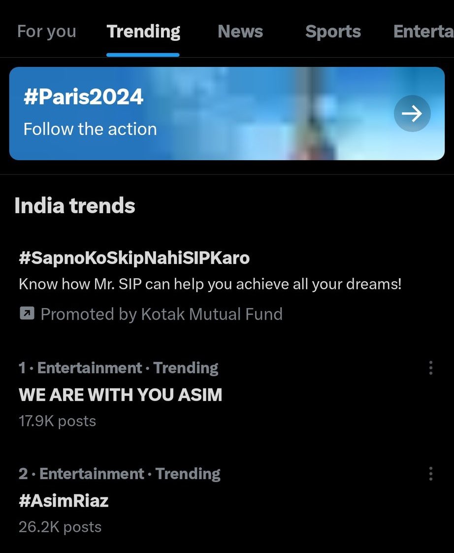 Dil_Umar1's tweet image. We are trending on 1 and 2 the power of #AsimSquad 

We will always stand behind #AsimRiaz no matter what.

You won’t even have to ask Asim 

Yes the hype of the show is because of champ .

#AsimRiaz #KhatronKeKhiladi #KKK14 
#AsimSquad 

WE ARE WITH YOU ASIM