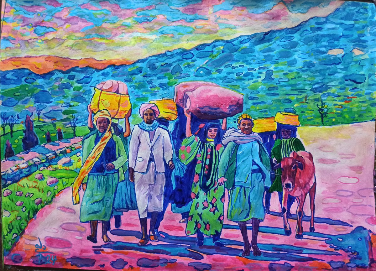 Acrylic on Canson 
4k/160 
#plasticart  #art #artist  #yemen