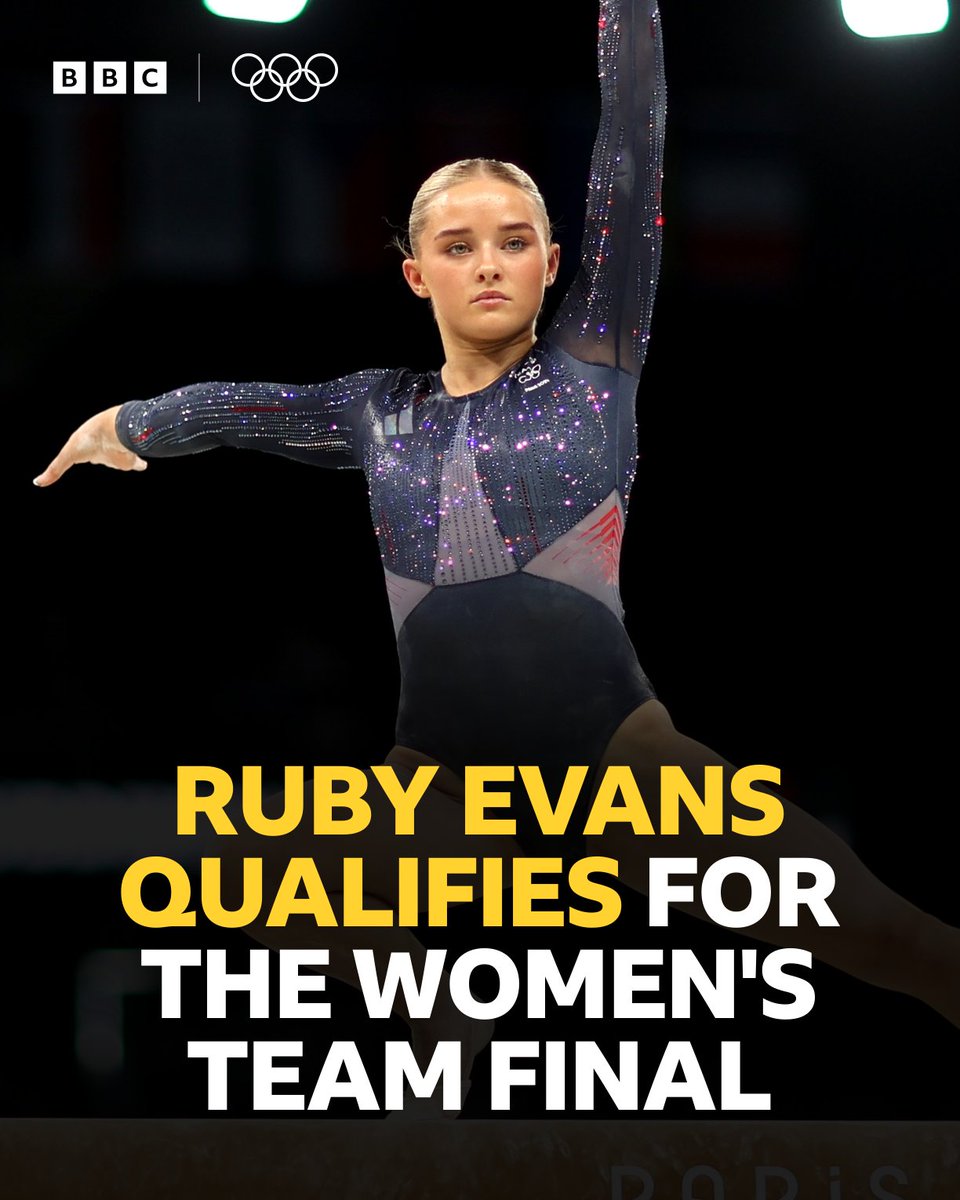 Team GB gymnasts, including Cardiff teenager Ruby Evans, have qualified for the women's team final.🤸‍♀️

#BBCOlympics #Paris2024