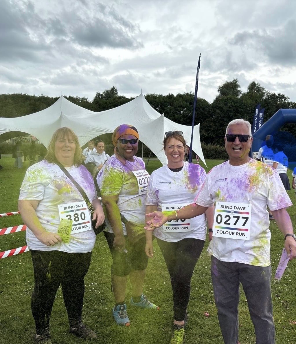 Kerrie Carmichael (@cllrkblackheath) on Twitter photo Just love doing <a href="/blinddaveheeley/">Blind Dave Heeley OBE</a> colour run every year for charitable causes - this year was no different but was messier than ever before Just love doing <a href="/blinddaveheeley/">Blind Dave Heeley OBE</a> colour run every year for charitable causes - this year was no different but was messier than ever before