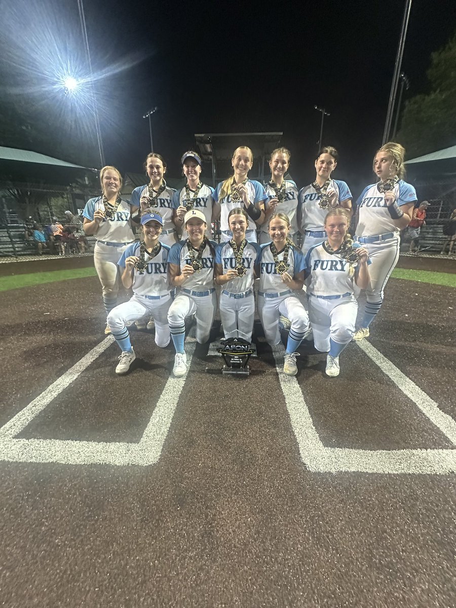 AllianceOpenNat's tweet image. 𝓝𝓐𝓣𝓣𝓨 𝓒𝓗𝓐𝓜𝓟𝓢🏆🥇💍
Congratulations to Mojo Pikas on their 18U AFON Championship👏👏👏 

Congrats to our Runner Up, 3rd place &amp;amp; 4th place finishes!!! You all played so well! 

🥈Fury National 2024 Groenewood
🥉Clearwater Bullets Patton
🏅 Wasco Diamonds JS