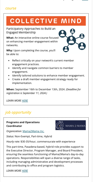 juneholley's tweet photo. LEGAL ARRANGEMENTS FOR NETWORKS 
+ Network Weaver Handbook 
+ new events, course opportunity &amp; job posting

NW's newsletter: https://t.co/FLvJSmtrVv
Subscribe: https://t.co/j1njzwPhJH

#Networks #NetworkWeaver #socialchange #systemschange #transformation https://t.co/BgyMLFgcsJ