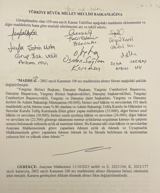 İsteyince hemen oluveriyor bir dilekçeyle.
Değil mi? Sayın milletvekilleri?

<a href="/leylasahinusta/">Dr. Leyla Şahin Usta 🇹🇷</a> 
#halilerdemir
<a href="/avsengulk/">Şengül KARSLI</a>
<a href="/OSMANSAGLAM70/">Osman Sağlam 🇹🇷</a>
<a href="/SedaSaribas09/">Seda Sarıbaş</a>

Ama <a href="/kaMUhendisleri/">Kamu Mühendisleri Platformu</a>'ne söz gelince herkes LAL oluveriyor. 

Söz bize de gelecek