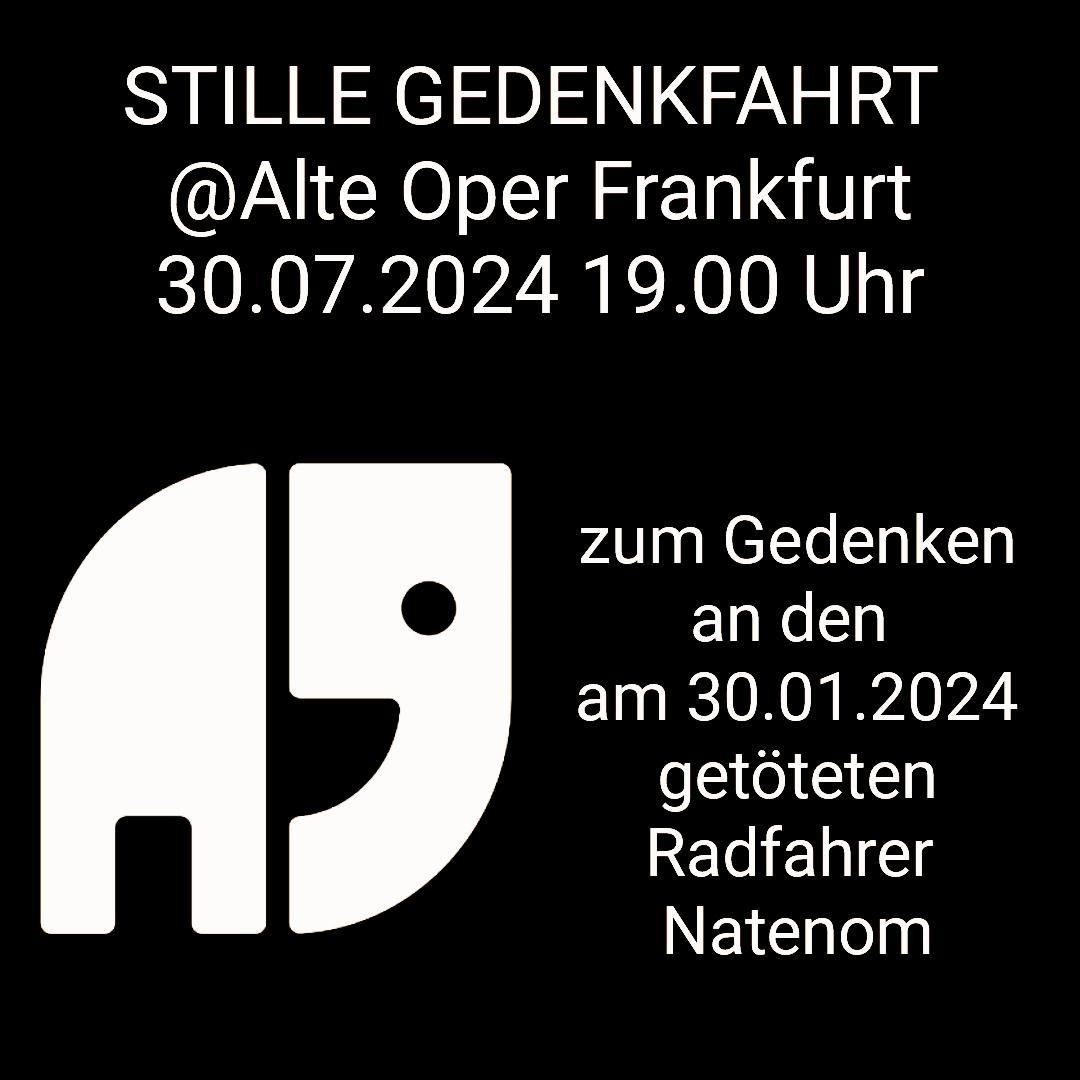 Kommt Alle zum #Radeln und zum #Gedenken 
#Natenom