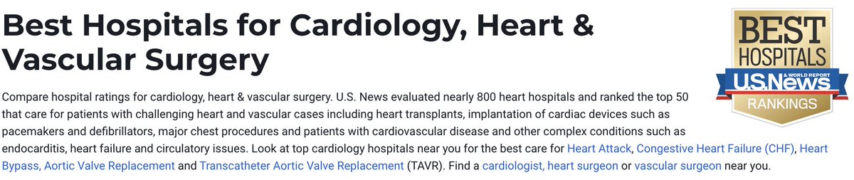 Jess Gomez (@jess_intermtn) on Twitter photo Congrats to the caregivers at <a href="/IntermtnMedCtr/">IntermountainMedCtr</a>! Just named the #1 hospital in Utah for cardiology, heart, & vascular surgery for 2024 by @USNews – & ranked as one of America's top performing ❤️ & vascular surgery hospitals. <a href="/Intermountain/">Intermountain Health</a>
Details:beckershospitalreview.com/cardiology/the… Congrats to the caregivers at <a href="/IntermtnMedCtr/">IntermountainMedCtr</a>! Just named the #1 hospital in Utah for cardiology, heart, & vascular surgery for 2024 by @USNews – & ranked as one of America's top performing ❤️ & vascular surgery hospitals. <a href="/Intermountain/">Intermountain Health</a>
Details:beckershospitalreview.com/cardiology/the…