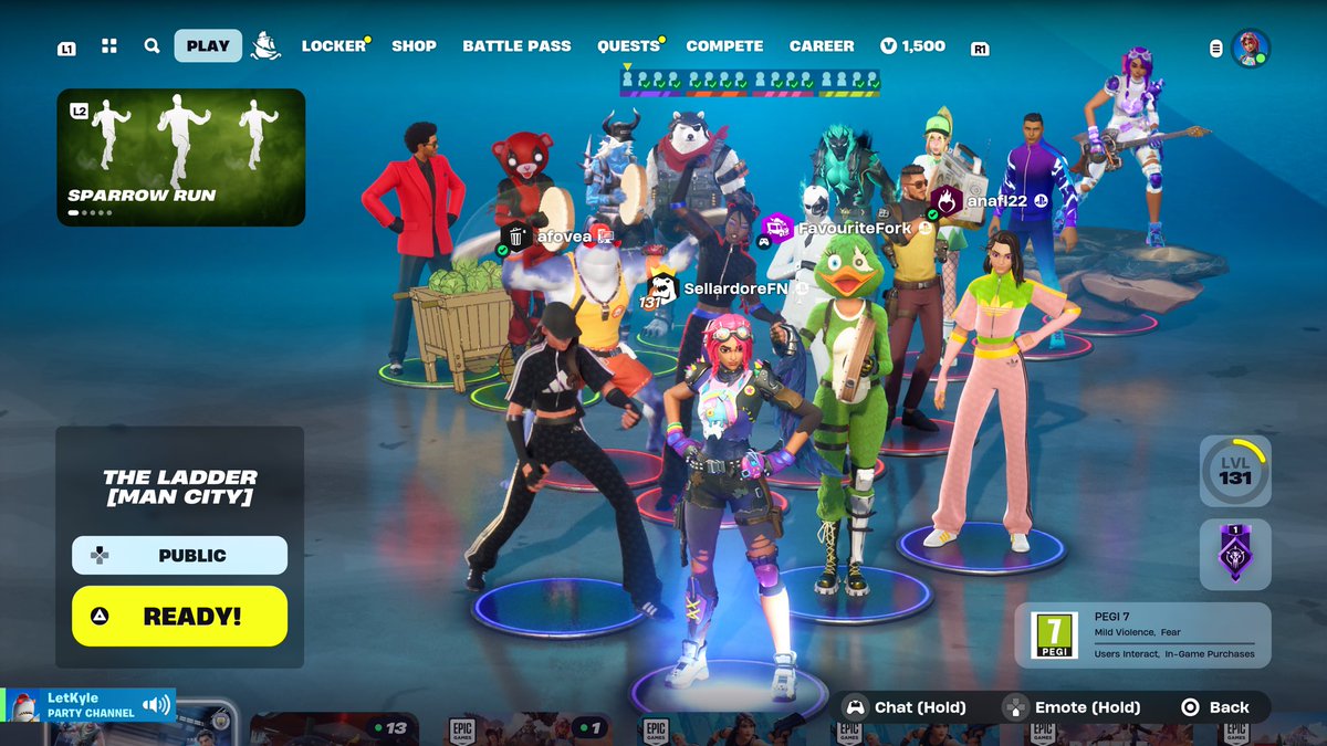 Full Lobby for our gaming sessions! Thank you to everyone who played. Fantastic maps for the Team Takedown Call-out 🙌 

#Fortnite #GamingSessions #FortniteCreative