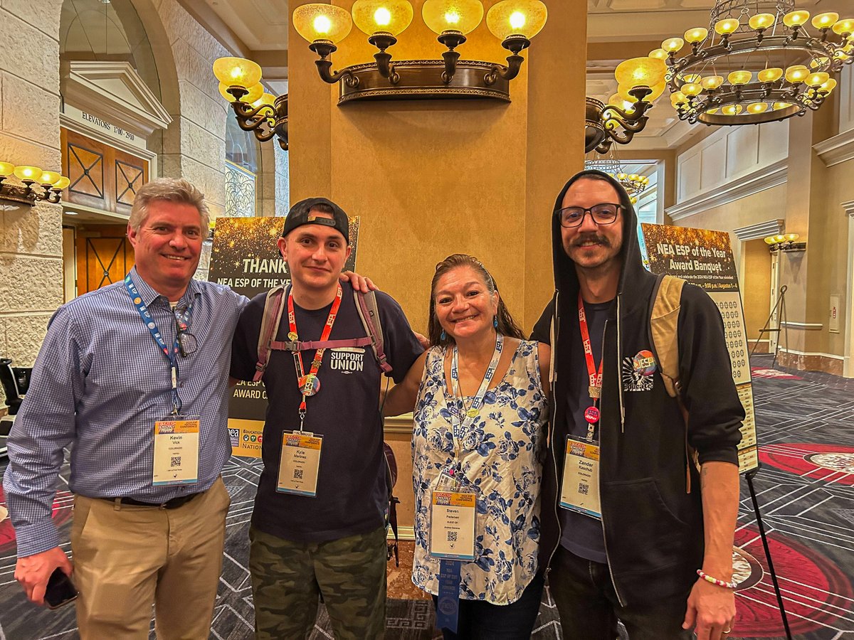 Education Support Professionals ensure that our schools are safe, clean, and nurturing environments. We stand with ESPs, advocating for their rights and ensuring they receive the recognition, pay, and support they deserve. Join us in making our public schools stronger! #WeAreCEA