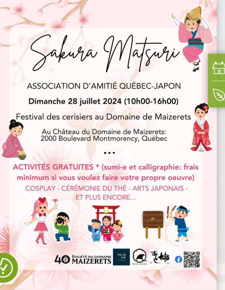 FMakih's tweet photo. Le “Sakura matsuri” en été au Québec lol Il fait trop froid en printemps pour pique-nique, ou il n’y a pas printemps ici. https://t.co/h8OkYleslz