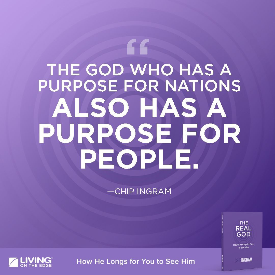 lotecommunity's tweet photo. "The God who has a purpose for nations also has a purpose for people." 🌍✨ Dive deeper into understanding God's purpose for you with Chip Ingram's insights from "The Real God." Discover how His plan unfolds in your life today! #TheRealGod #Purpose https://t.co/bBrzTGYPhK