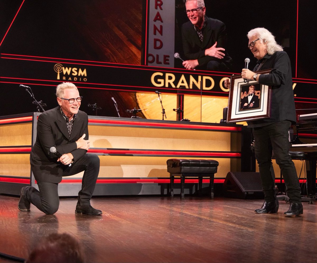 StevenCurtis's tweet photo. I was 19 years old the first time I performed on the stage of The Grand Ole @Opry. I’d grown up listening to my dad tell me stories about this magical stage where some of the greatest moments in music took place. When the weather was just right we could tune it in on our staticky AM radio in Paducah, KY and hear the magic happen. Last night the wonder of that stage was in “full force” as the one and only @RickySkaggs invited me to be an official member of The Grand Ole Opry family. I was and still am completely blown away! To the many many people who’ve been a part of the journey that led to an amazing moment last night…Thank You! And to the Giver of every good gift…Thank You for yet another moment to “Taste and SEE how good you truly are!