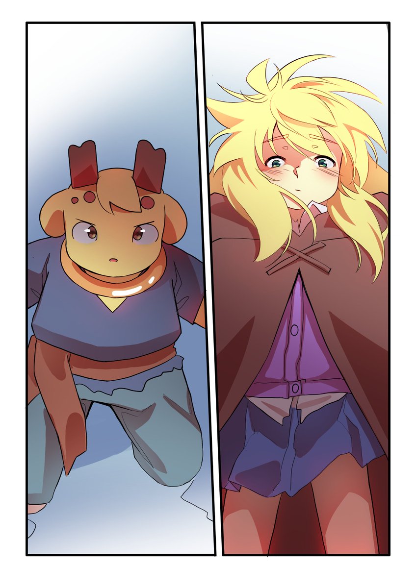 ShidoDraws's tweet image. Here's four random pages from Nina, chapter 15.