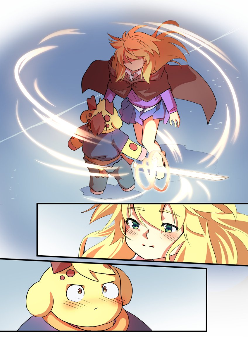 ShidoDraws's tweet image. Here's four random pages from Nina, chapter 15.