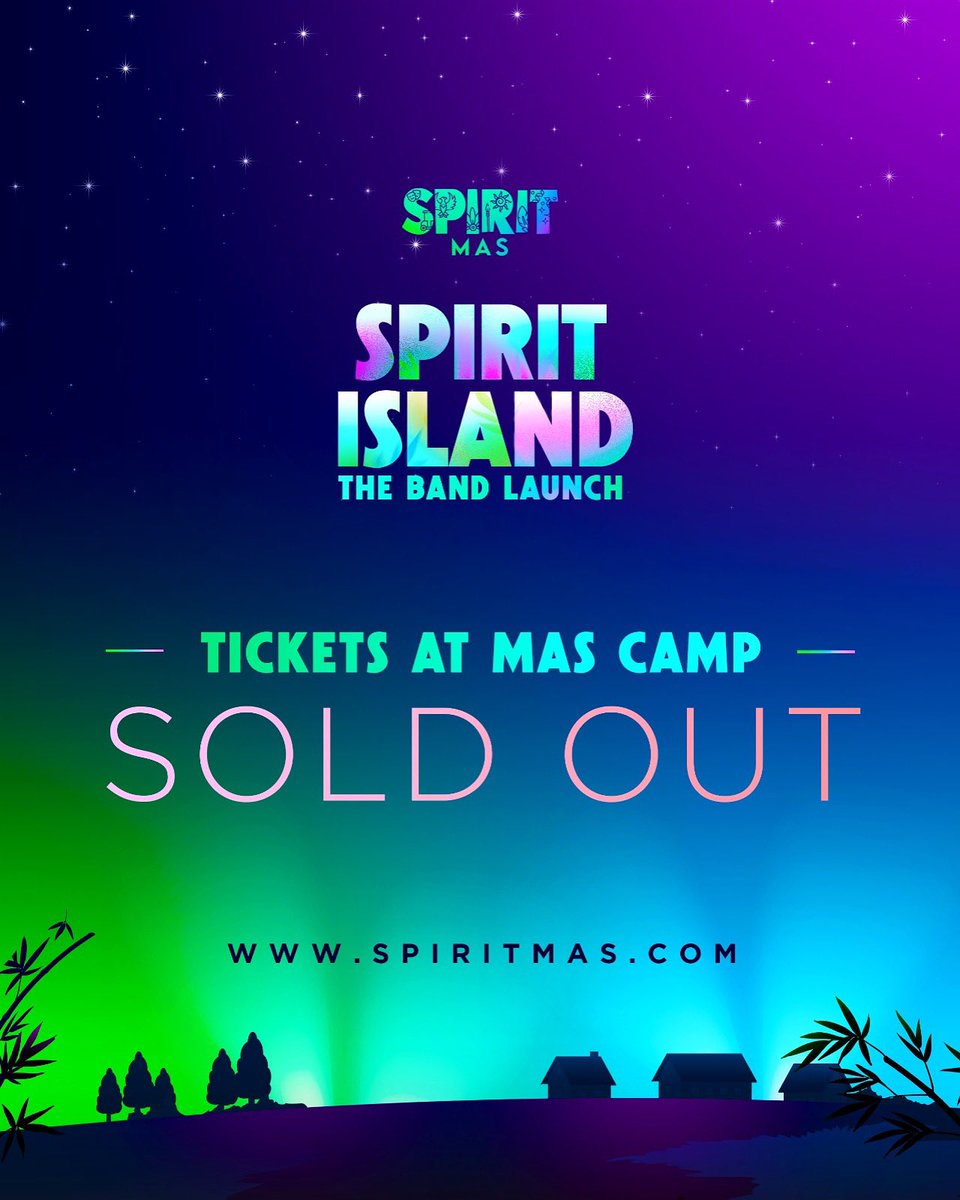 SpirittMas's tweet photo. Tickets at the Mas Camp-us are now sold out.🚨

Limited tickets are available through community members.

See you at SPIRIT Island! 🏝️ 

9PM 🕘 U-PICK📍Drinks Inclusive 🍹

#SPIRITMas #SPIRITMas2025 #Carnival2025 #TrinidadCarnival2025 #FeelTheSPIRIT https://t.co/4JCgS7ifqj