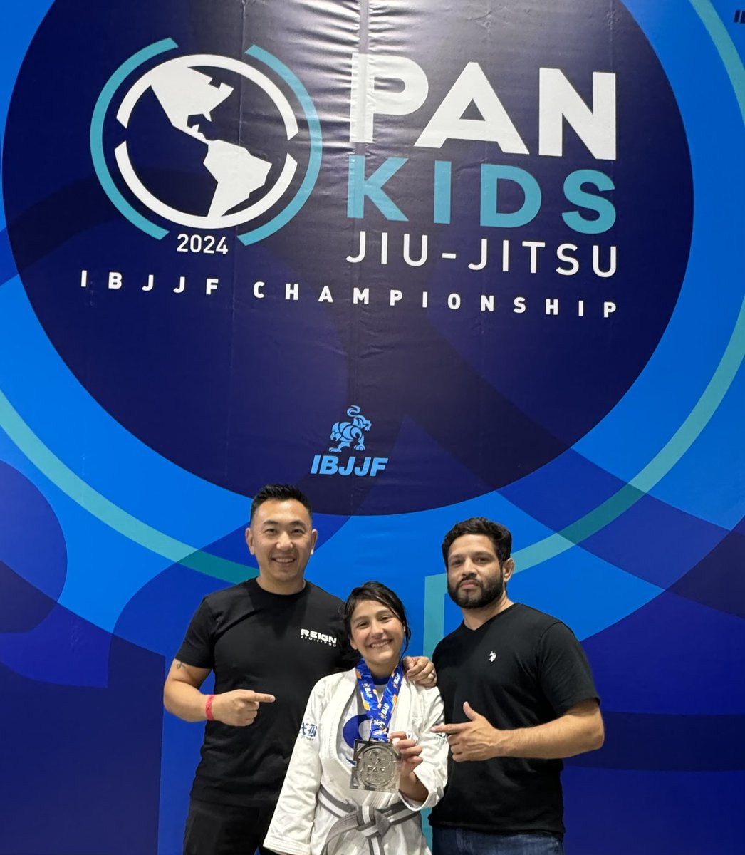 proguerra's tweet photo. My daughter placed 2nd in her 1st IBJJF PANS Championship! Super proud of the commitment she put in all year, her attitude and execution! https://t.co/G1UjeMvc9l