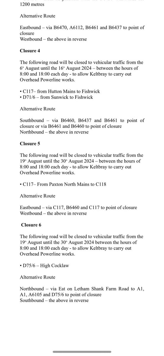jamesan34033763's tweet photo. Road closure info. https://t.co/kEBLGeJtaf