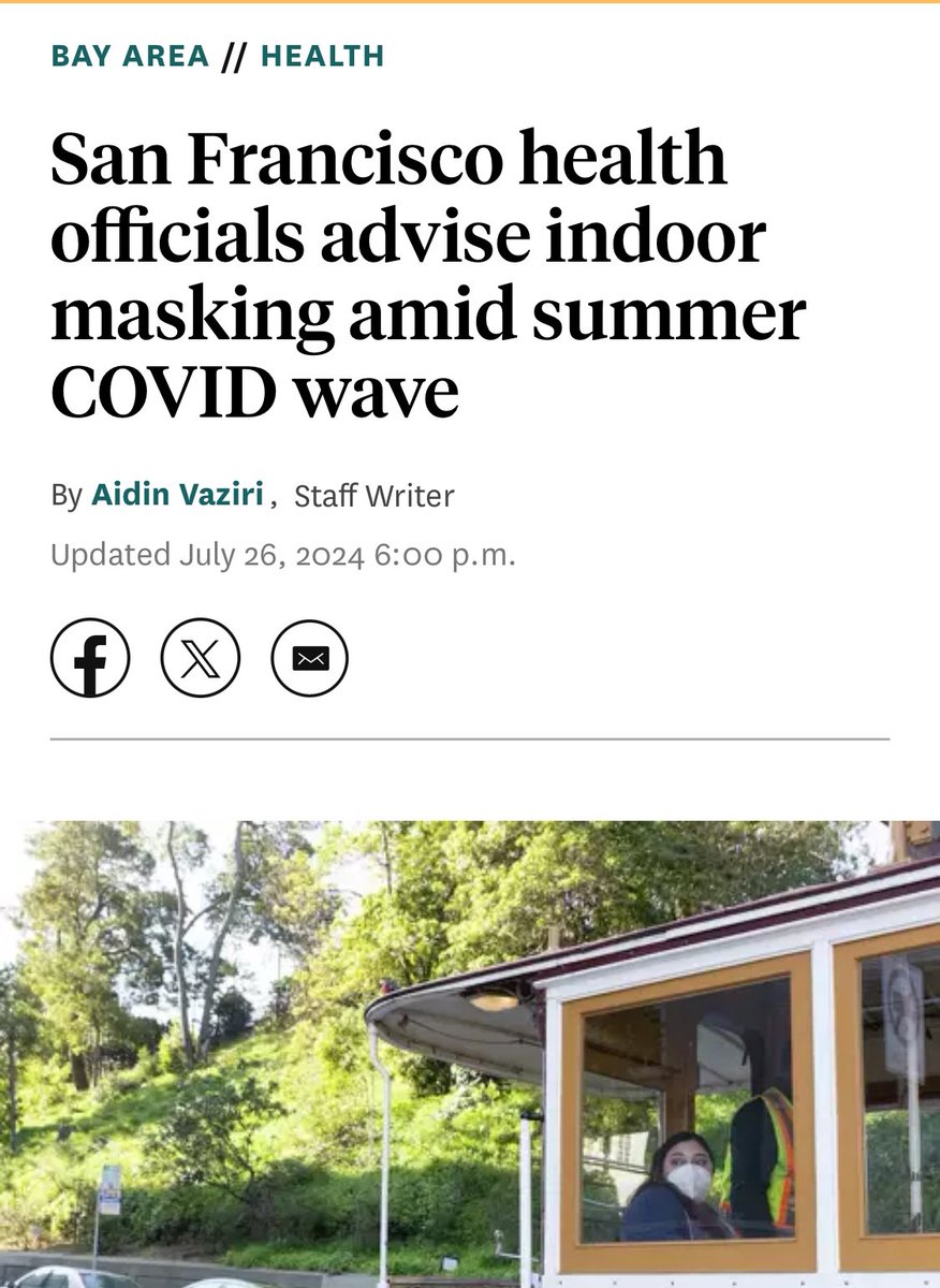 loscharlos's tweet image. “Every day of 2024 remaining is likely to have more transmission than today,” Dr. Michael Hoerger of Tulane University School of Medicine, “People should really be taking the rest of the year very seriously.”

“The wave of infections is actually higher than we saw last summer”