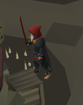 marshmellow735's tweet photo. @JagexAsh so i just noticed that this guy has a dragon katana it looks like, is that ever going to be an equip able item? https://t.co/7z1Xi3PZSl