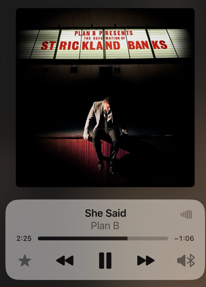 The Defamation of Strickland Banks by <a href="/4PlanB/">PLAN B</a> is one of the best concept albums in recent times. Suddenly had an urge to listen to it and it’s since been on repeat this weekend. Also the music videos were *chefs kiss* 🎶