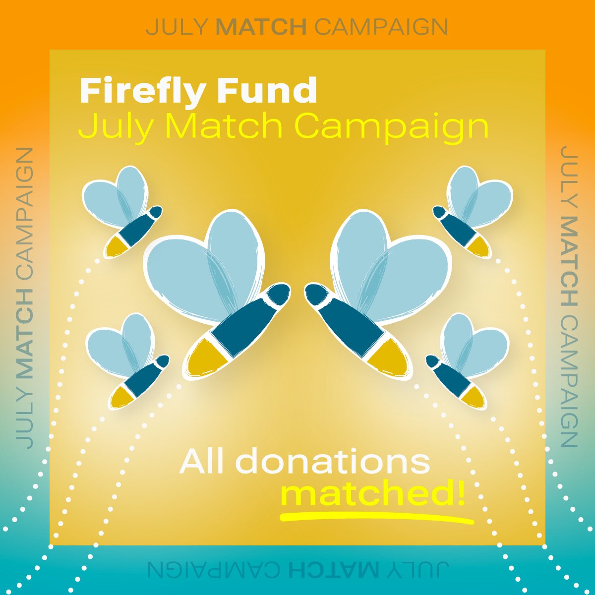 Firefly_Fund's tweet photo. Just A FEW DAYS left to DOUBLE YOUR IMPACT and donate during our July Match Campaign. Every dollar counts, providing hope for families affected by a life-altering diagnosis.

Click to donate: https://t.co/94cvB34f56

#fireflyfund
#jointheflight
#RareGeneticDiseases https://t.co/XnXl6Iq4VV