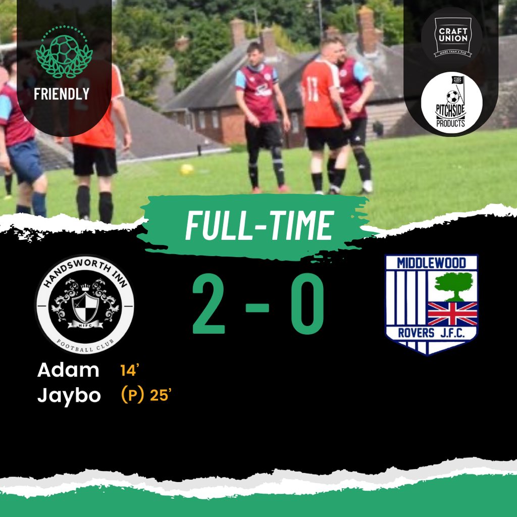 FCHandsworthInn's tweet photo. Not a very convincing win but a win is a win. Not the football we want to be playing but can’t grumble too much. 21 players and a few new faces.

@AdamCarthy17 ⚽️
@jaydenf122 ⚽️

Tom M 🅰️
@Fletcher7x 🅰️

Man Of The Match | Alex Roper
Ratty In Midfield.

Friendly Game || #UTHI https://t.co/say65DpIdy