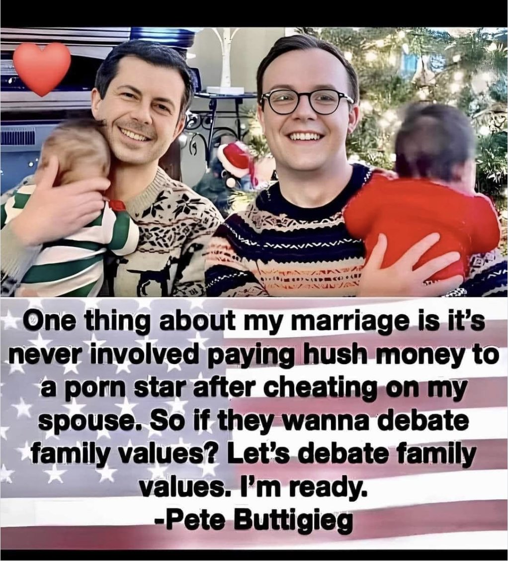 Nobody delivers a more clear message to MAGA about their pathetic hypocrisy than Pete Buttigieg 👇