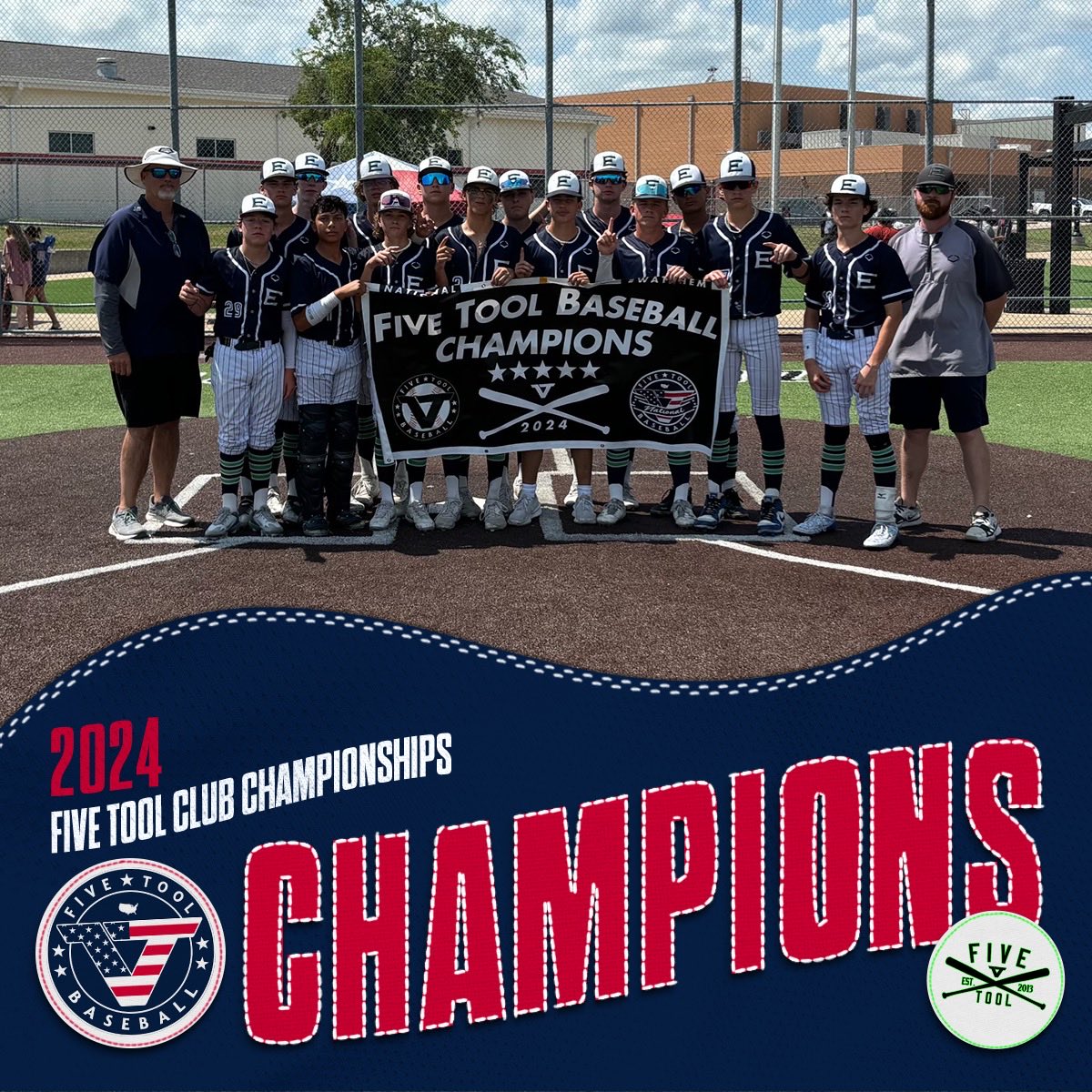 🏆CHAMPIONS🏆

Congrats to <a href="/NTX_ELITE/">NTX ELITE</a> Landry on winning the 15U American Division of the <a href="/FiveTool/">Five Tool Baseball</a> Club Championships!

#WatchEm