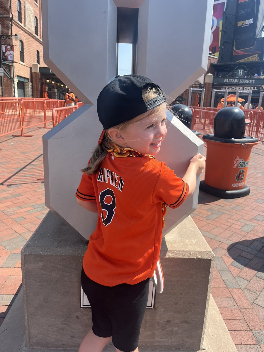 Jen Renehan (@jbloomer12) on Twitter photo My mini me showing her love for the great #8! (Also known as mommy’s work friend) 🧡
<a href="/CalRipkenJr/">Cal Ripken, Jr.</a> <a href="/Orioles/">Baltimore Orioles</a> #OriolesMagic My mini me showing her love for the great #8! (Also known as mommy’s work friend) 🧡
<a href="/CalRipkenJr/">Cal Ripken, Jr.</a> <a href="/Orioles/">Baltimore Orioles</a> #OriolesMagic