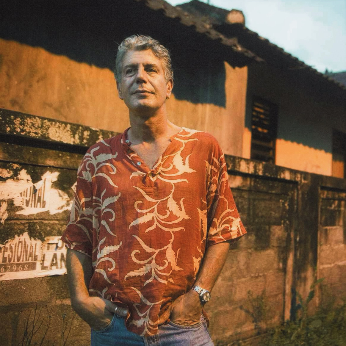 bourdainpodcast's tweet photo. "I think money is shit. You know… how much you spend on a thing… If I spend a couple thousand dollars on sushi for two, I don’t feel guilty about that. I do find that my happiest moments on the road are not standing on the balcony of a really nice hotel. That’s a sort of bittersweet—if not melancholy—alienating experience, at best. My happiest moments on the road are always off-camera, generally with my crew, coming back from shooting a scene and finding ourselves in this sort of absurdly beautiful moment, you know, laying on a flatbed on those things that go on the railroad track, with a putt-putt motor, goin’ across like, the rice paddies in Cambodia with headphones on… this is luxury, because I could never have imagined having the freedom or the ability to find myself in such a place, looking at such things.

To sit alone or with a few friends, half-drunk under a full moon, you just understand how lucky you are; it’s a story you can’t tell. It’s a story you almost by definition, can’t share. I’ve learned in real time to look at those things and realize: I just had a really good moment."
–Anthony Bourdain

Image Source: "No Reservations"/Travel Channel
Quote Source: "Bourdain Confidential" by Maria Bustillos; Popula, 2018
🔗https://t.co/muofSqYrxJ

#AnthonyBourdain #Sundayfeeling #brunch #WeekendPlans #weekendfun #TravelInspiration #traveler