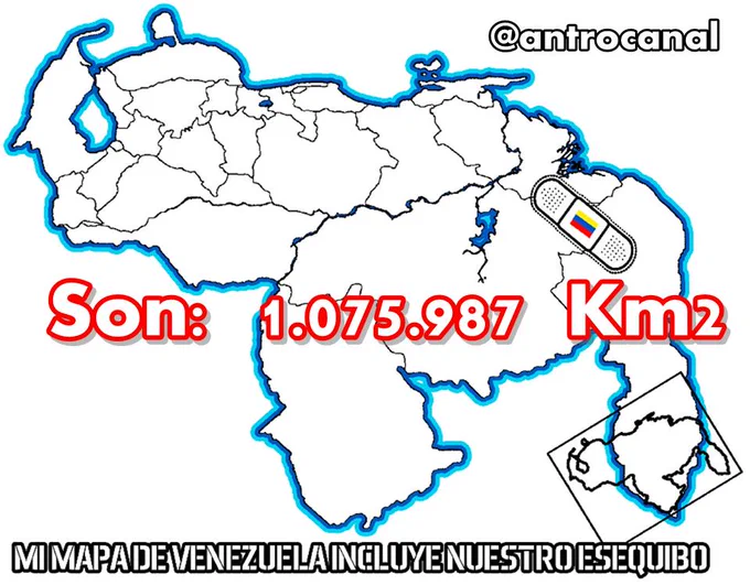 AntroCanal's tweet photo. 🌎 Superficie Territorial de VENEZUELA

1⃣.0⃣7⃣5⃣.9⃣8⃣7⃣ Km2🇻🇪

#MiMapa #28Jul https://t.co/fYhBJLMHD3