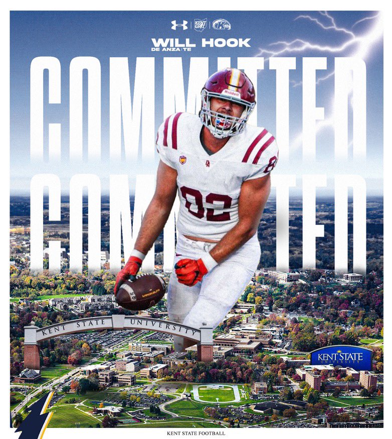 Will Hook (@willhook12) on Twitter photo 1000% Committed 💛💙 Thank you to my coaches, teammates, and family for believing in me.
<a href="/KentStFootball/">Kent State Football</a> <a href="/CoachCJConrad/">CJ Conrad</a> <a href="/CoachCPatt/">Clay Patterson</a> <a href="/coachmacarney/">Mark A. Carney - Coach MAC</a> <a href="/DALionsFootball/">De Anza Football</a> <a href="/Coach_Dags/">Joe D'Agostino</a> @RaymondSouza12 <a href="/RNA_sports/">Ryan Matthew Ting</a> #jucoproduct 1000% Committed 💛💙 Thank you to my coaches, teammates, and family for believing in me.
<a href="/KentStFootball/">Kent State Football</a> <a href="/CoachCJConrad/">CJ Conrad</a> <a href="/CoachCPatt/">Clay Patterson</a> <a href="/coachmacarney/">Mark A. Carney - Coach MAC</a> <a href="/DALionsFootball/">De Anza Football</a> <a href="/Coach_Dags/">Joe D'Agostino</a> @RaymondSouza12 <a href="/RNA_sports/">Ryan Matthew Ting</a> #jucoproduct