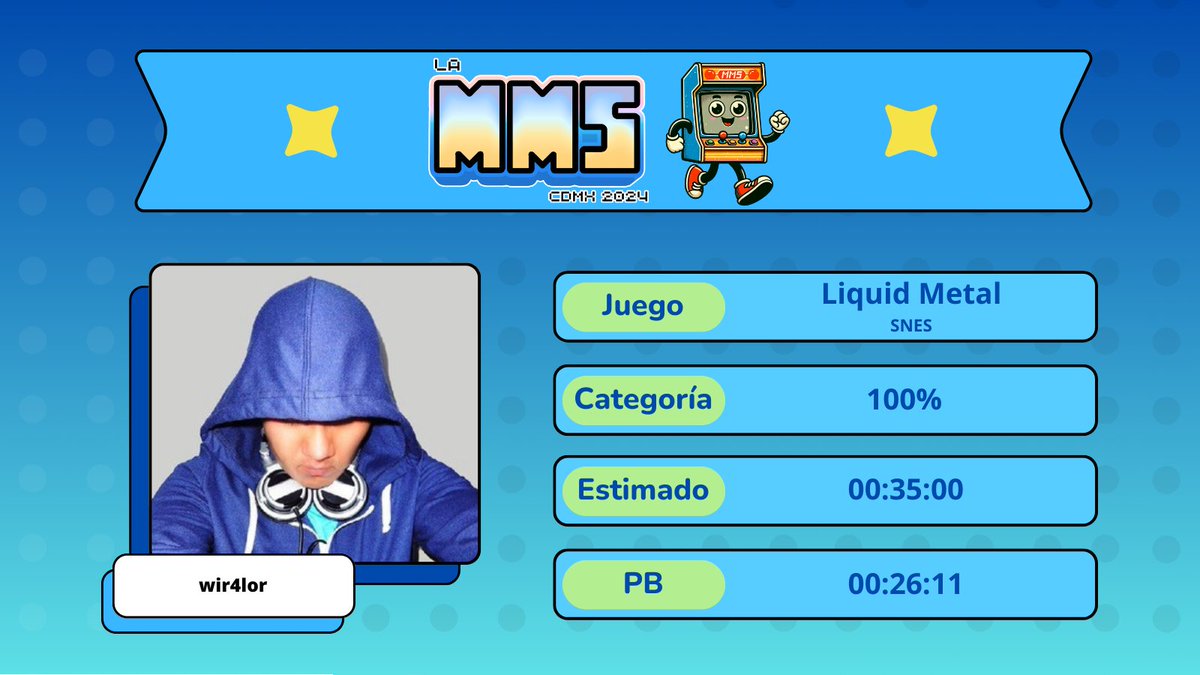 SpeedrunsMexico's tweet photo. Seguimos con Liquid Metal por wir4lor. No te lo pierdas en https://t.co/cm1e6SNv5o #MMSCDMX #Speedruns #GamingConCausa #MarioBros #SpeedrunComex https://t.co/BCt9YbQkQy