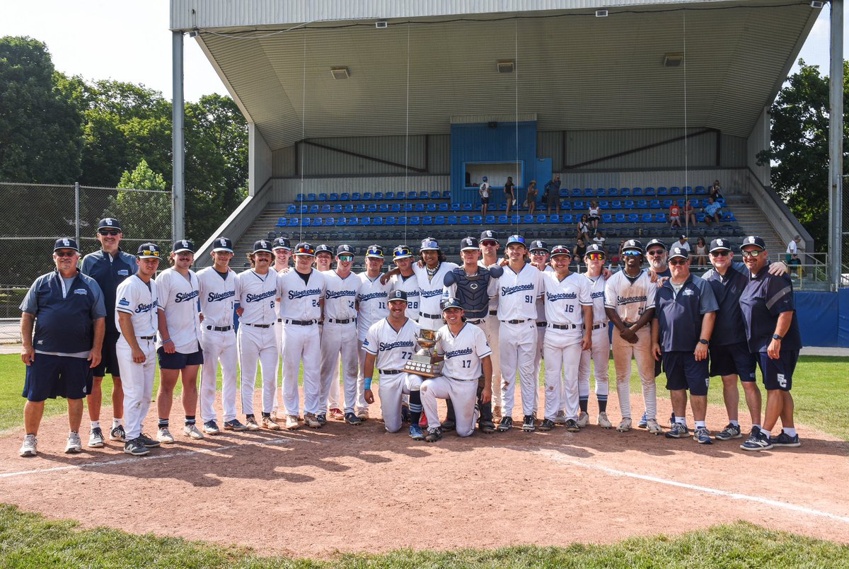 Congrats to <a href="/GuelphCreeks/">Guelph Silvercreeks</a> on winning the Jr Intercounty Baseball Championship today at Hastings