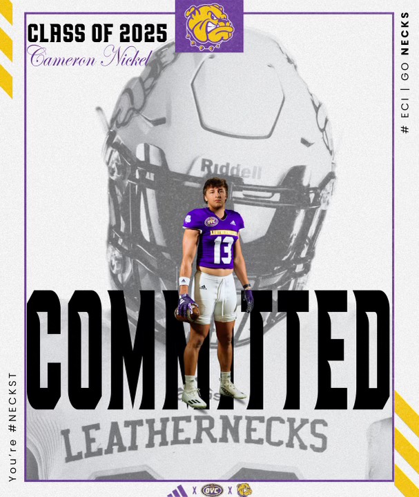 Cameron Nickel (@cameronnickel12) on Twitter photo After a great visit and conversations with the coaching staff and players, I am truly blessed to announce that I have committed continuing my academic and athletic career <a href="/WIUFootball/">Western Illinois Football</a> <a href="/WIUAthletics/">Western Illinois Leathernecks</a> <a href="/McKeownDB/">Dan McKeown</a> <a href="/CoachJoeDavis/">Joe Davis</a> <a href="/KreczmerWIU/">Brandon Kreczmer</a> <a href="/CoachJCaraway/">Joshua Caraway</a> <a href="/MTHSFootball/">Metamora Football</a> <a href="/icetimecleve/">Dave Eminian</a> After a great visit and conversations with the coaching staff and players, I am truly blessed to announce that I have committed continuing my academic and athletic career <a href="/WIUFootball/">Western Illinois Football</a> <a href="/WIUAthletics/">Western Illinois Leathernecks</a> <a href="/McKeownDB/">Dan McKeown</a> <a href="/CoachJoeDavis/">Joe Davis</a> <a href="/KreczmerWIU/">Brandon Kreczmer</a> <a href="/CoachJCaraway/">Joshua Caraway</a> <a href="/MTHSFootball/">Metamora Football</a> <a href="/icetimecleve/">Dave Eminian</a>