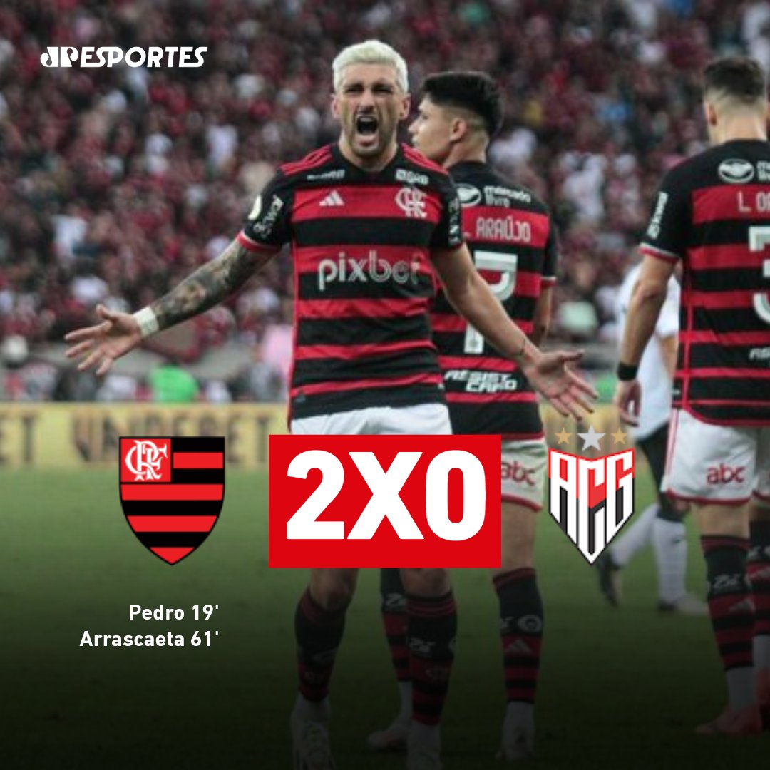 LÍDER! 🖤❤️

O Flamengo venceu o Atlético-GO no Maracanã, venceu por 2 x 0 e assumiu a liderança do Campeonato Brasileiro, com 40 pontos em 19 jogos.

O Dragão está na lanterna, com apenas 12 pontos. 🔦