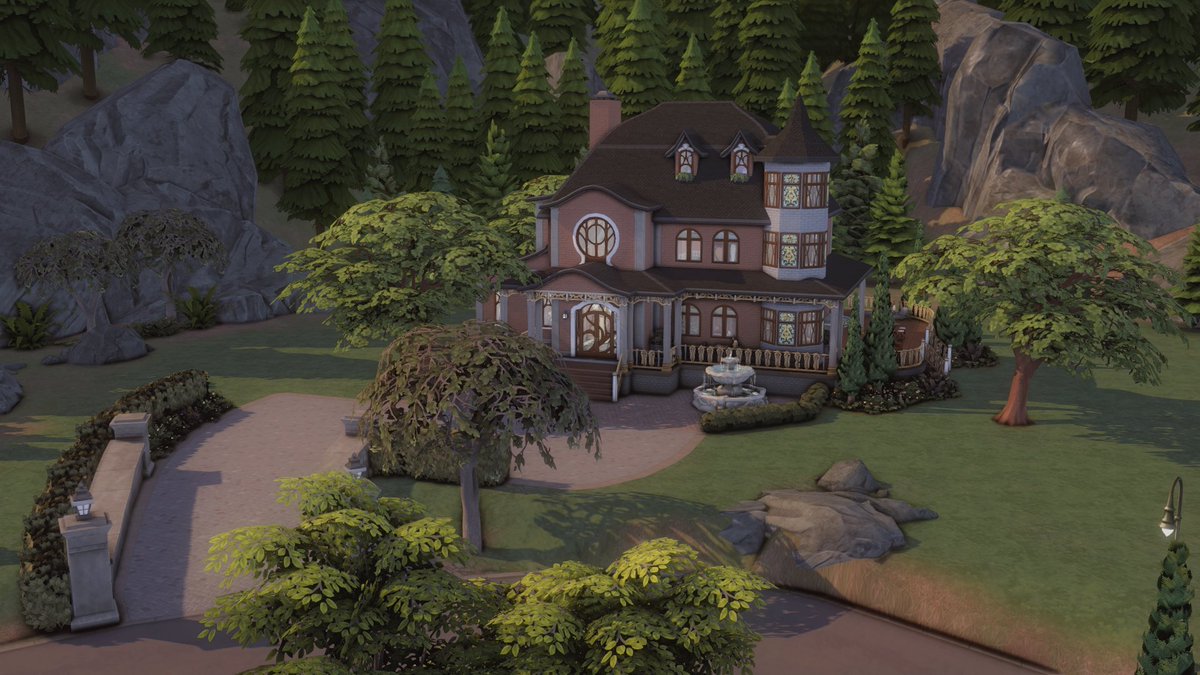 She wanted to go outside so she saw the perfect opportunity to visit her neighbors, the Charm family.