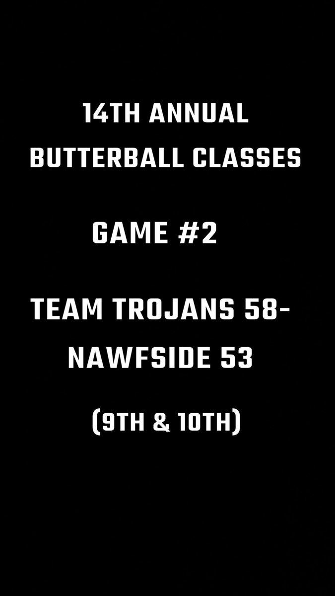 Game #2 #butterballclassic