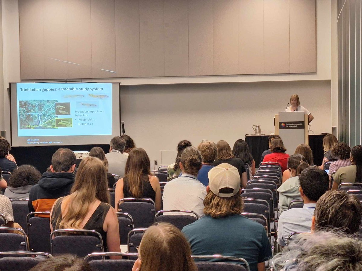 JanayAFox1's tweet photo. I had a great time presenting at #evol2024, if you are interested in chatting about behavioural plasticity or epigenetics come find me! @Evol_mtg https://t.co/ZZH5wf7TfA