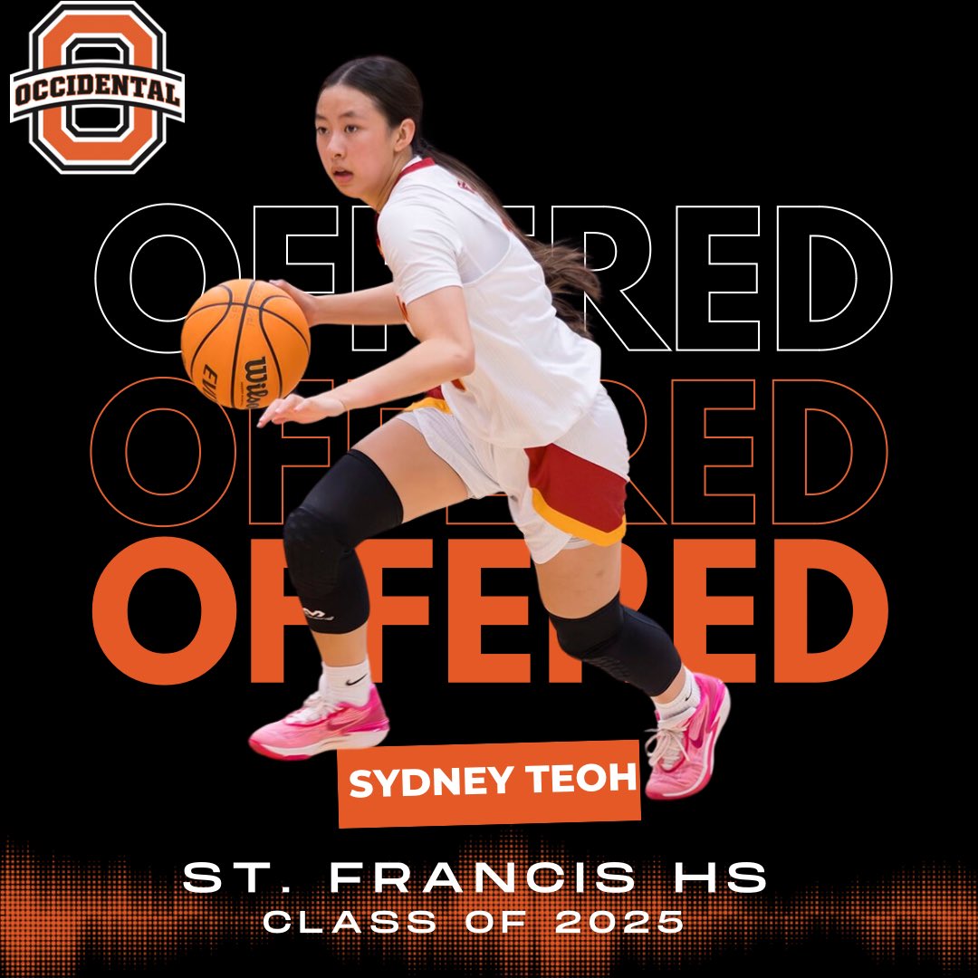 CoachT2NCD's tweet photo. Congratulations to St. Francis HS class of 2025 PG, @sydneyteoh on her offer from @OXYwbb. We are so proud of you Syd, keep working hard on and off the court.

Thank You Coach Heat for believing in her!

#OneTigerManyStripes
#OneTeamOneFamily 🩵🩷 https://t.co/4wRi0QQaQQ