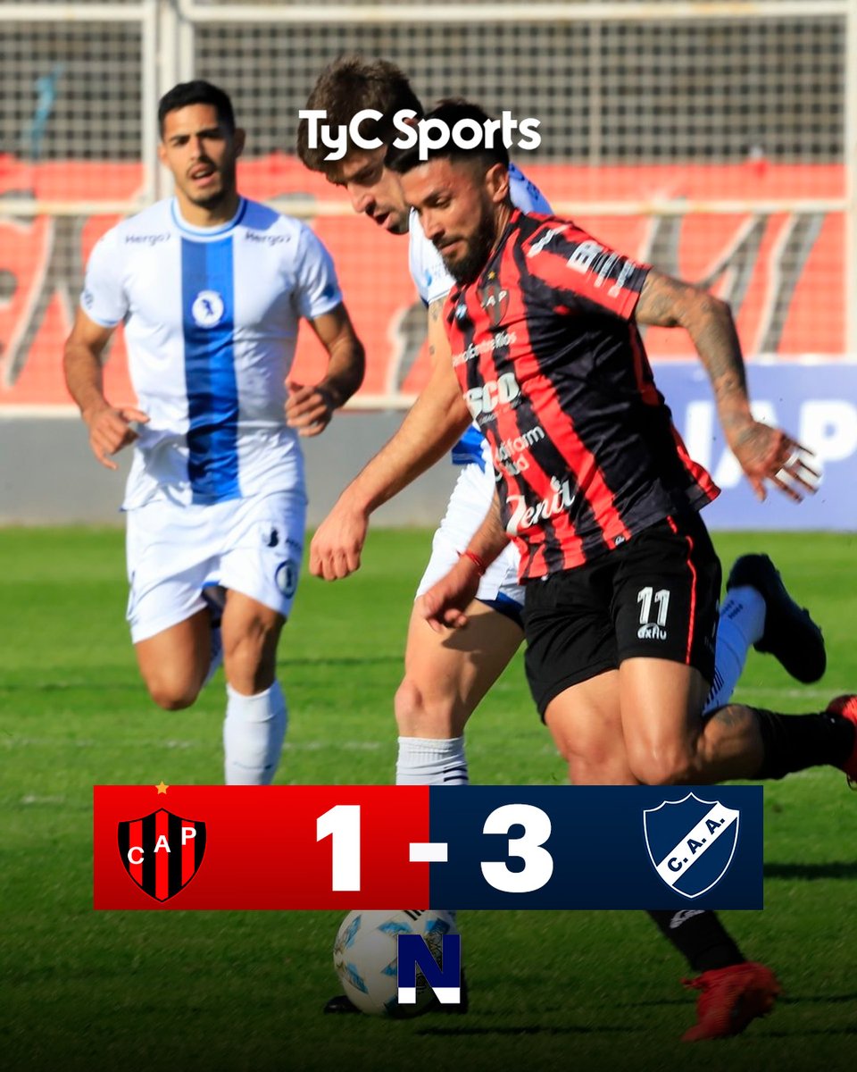 <a href="/ClubPatronatoOf/">Club A. Patronato</a> <a href="/ClubAlvaOficial/">Club A. Alvarado</a> ¡TRIUNFO DEL TORITO QUE SE ACERCA A LA ZONA DEL REDUCIDO!🐂⚽️

<a href="/ClubAlvaOficial/">Club A. Alvarado</a> derrotó 3-1 a <a href="/ClubPatronatoOf/">Club A. Patronato</a> con goles de Belinetz, Leyes y Jaurena, mientras que Díaz anotó para el local. Lo viste EN VIVO y en exclusiva por Play.tycsports.com📲🖥️

#NacionalEnTyCSports