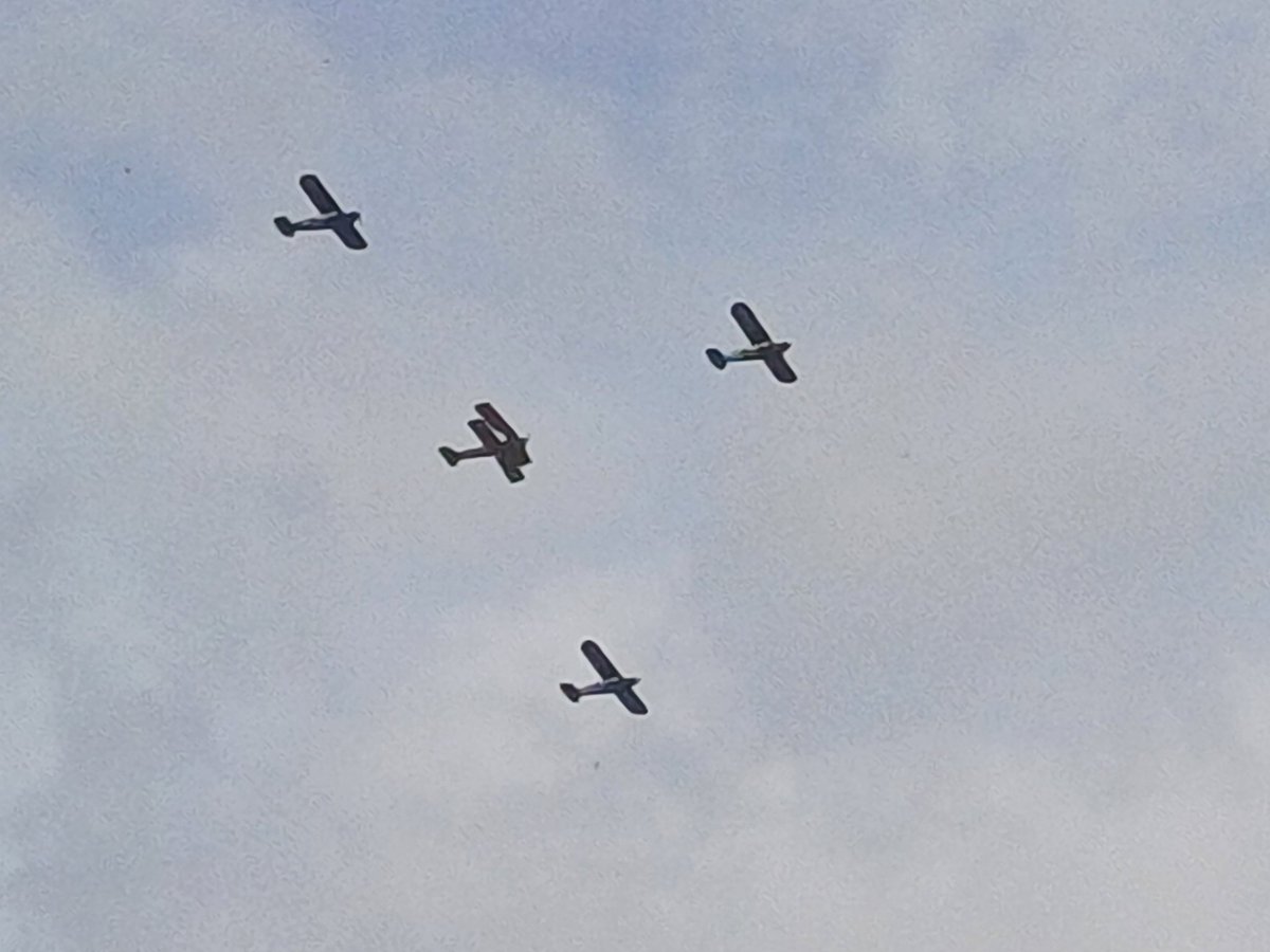 RCTAM94th's tweet image. A wonderful day in the sunshine at the museum today, topped off with two formation passes from the Spitfire duo. A huge thanks to ARCo, The Old Flying Machine Company and the pilots for making a lot of peoples day!